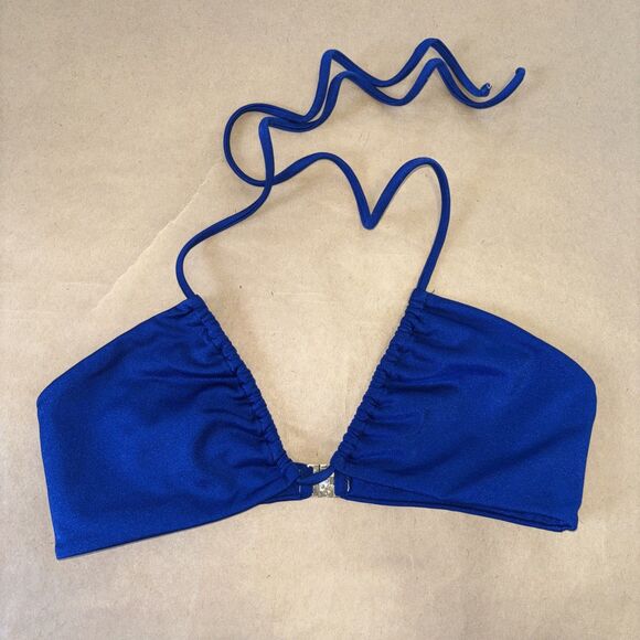 Hard Swimwear Halter Bikini Top Royal Blue size small - Picture 5 of 5